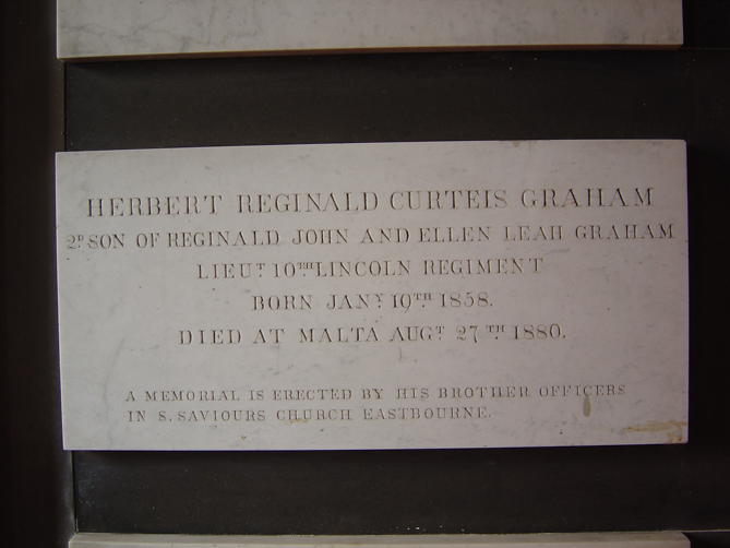 Plaque in Hayton church