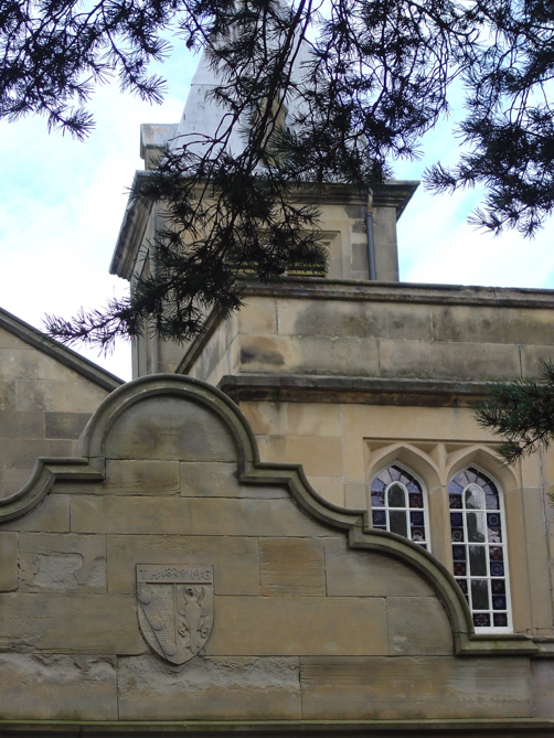 Detail on front of Edmond Castle