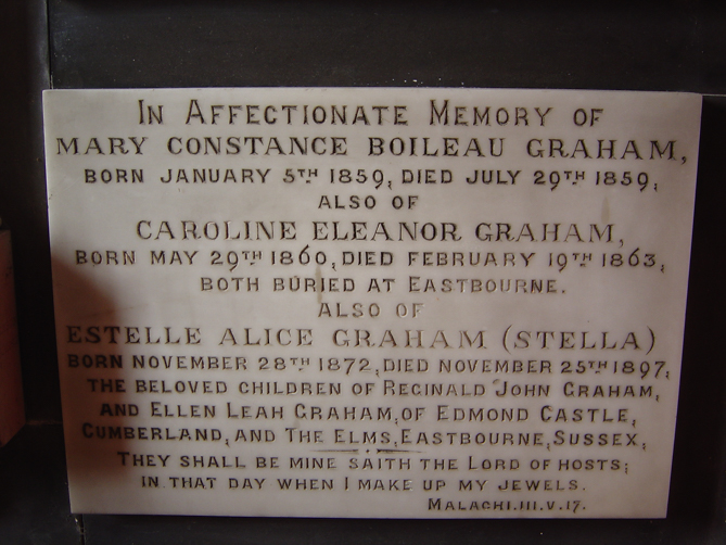 Plaque in Hayton church