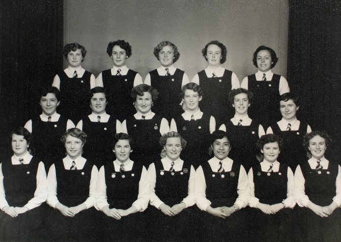 New Plymouth prefects, and Mum.