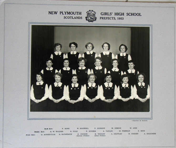 Rosalie McPherson at school